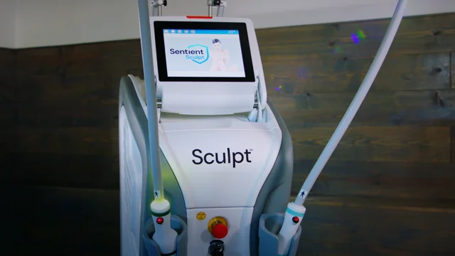 Sentient Sculpt body contouring device with dual handpieces